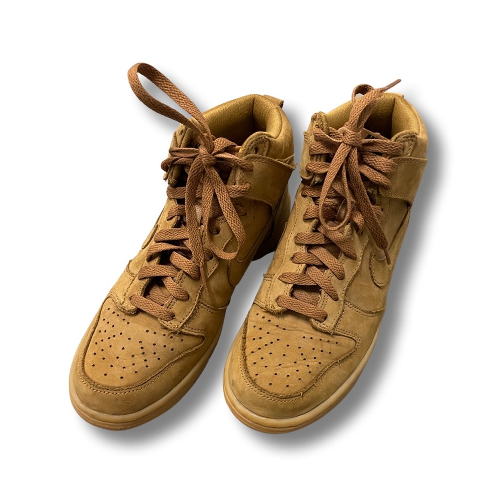Nike Tan Suede Hightops
